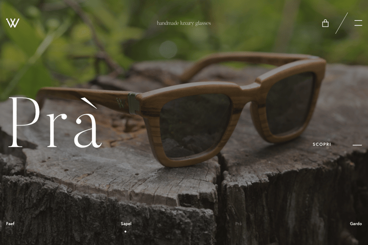 italian wood website preview